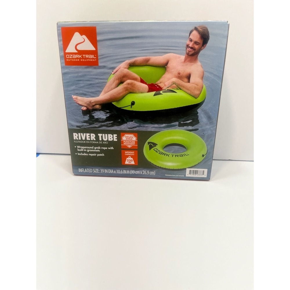 Ozark Trail River Tube Set of 2 Inflatable Pool Float Water Tubes